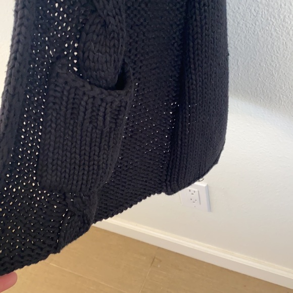 BELLDINI Chunky Knit Goat Fur Cardigan - Picture 9 of 15